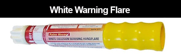 White warning