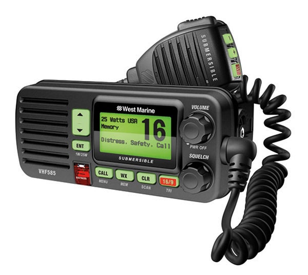 Fixed mounted VHF radio