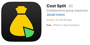 Cost Split App